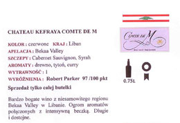 Skarbiec Wina- karta win
