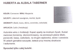 Skarbiec Wina- karta win